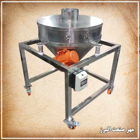 دستگاه الک ویبره مخصوص الک کردن انواع مواد گرانولی و پودری می باشد
